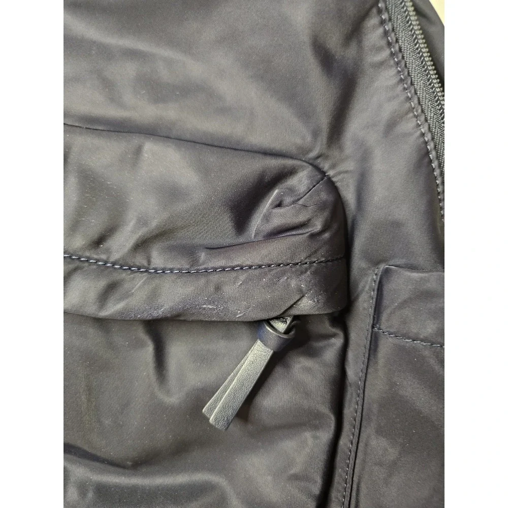 Tory Burch Ella Navy Blue Nylon Backpack Travel School
